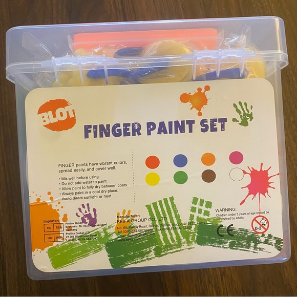 ✨BRAND NEW✨ Finger Painting Set - Picture 2 of 4